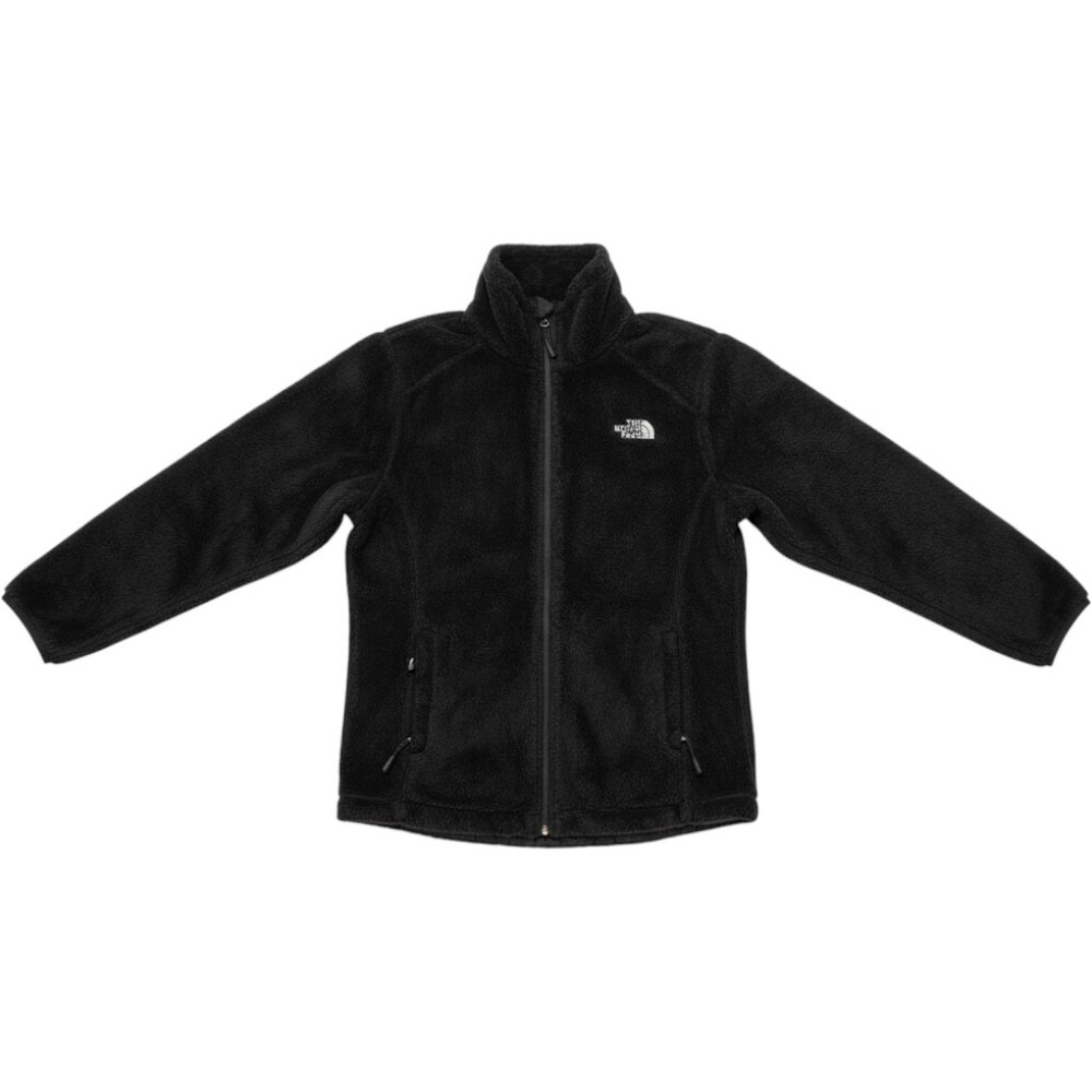 The North Face Osito Fleece Jacket Womens Small Black Full Zip High Pile Soft